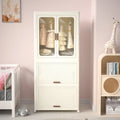 Organisateur de Rangement Portable pour Vêtements, Armoire Penderie, Portes Magnétiques avec 4 Cubes et Tige de Suspension, 10 cintres