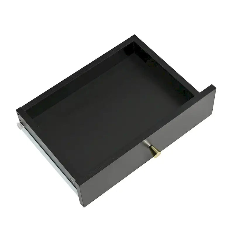 Coiffeuse murale flottante avec miroir et éclairage 3 couleurs