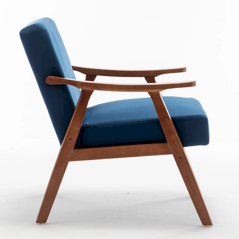 Fauteuil d'appoint en velours de 67 cm de large