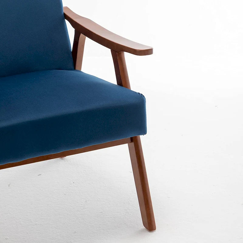 Fauteuil d'appoint en velours de 67 cm de large