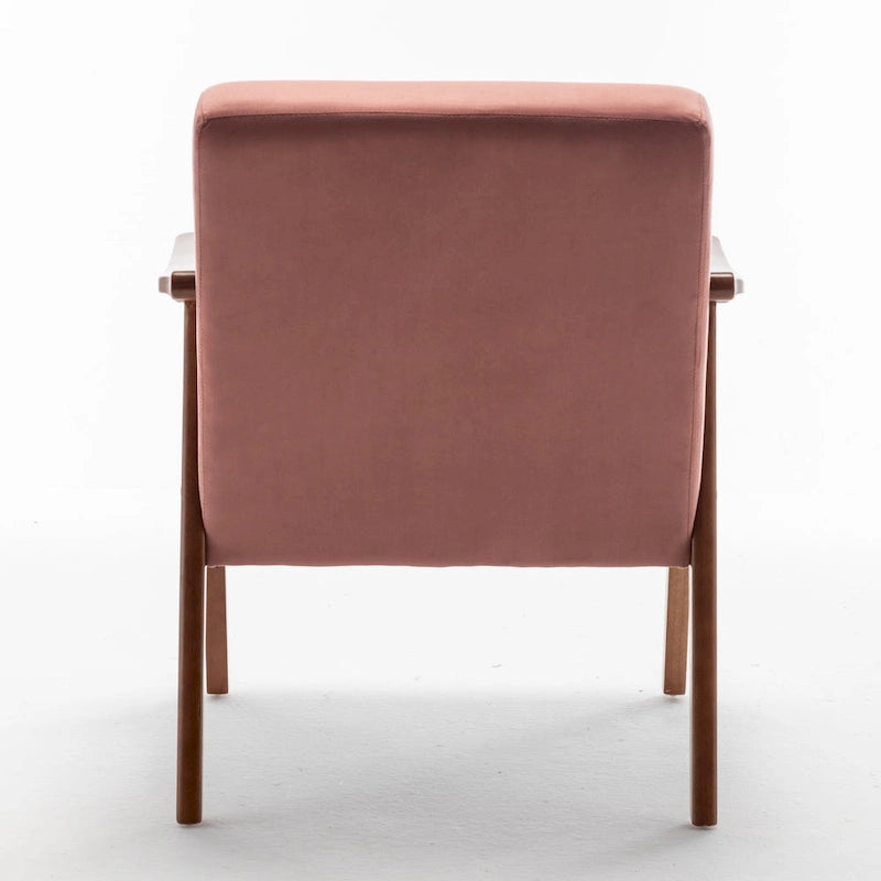 Fauteuil d'appoint en velours de 67 cm de large