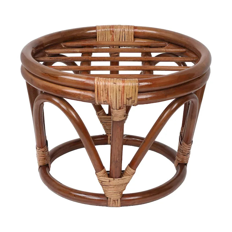 Repose-pieds Bali de 18 po avec coussin en micro-suède