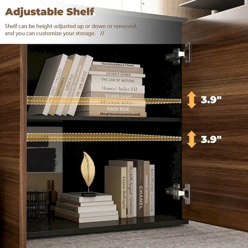 Bureau d'angle en L de 137,9 cm avec meuble de rangement réversible
