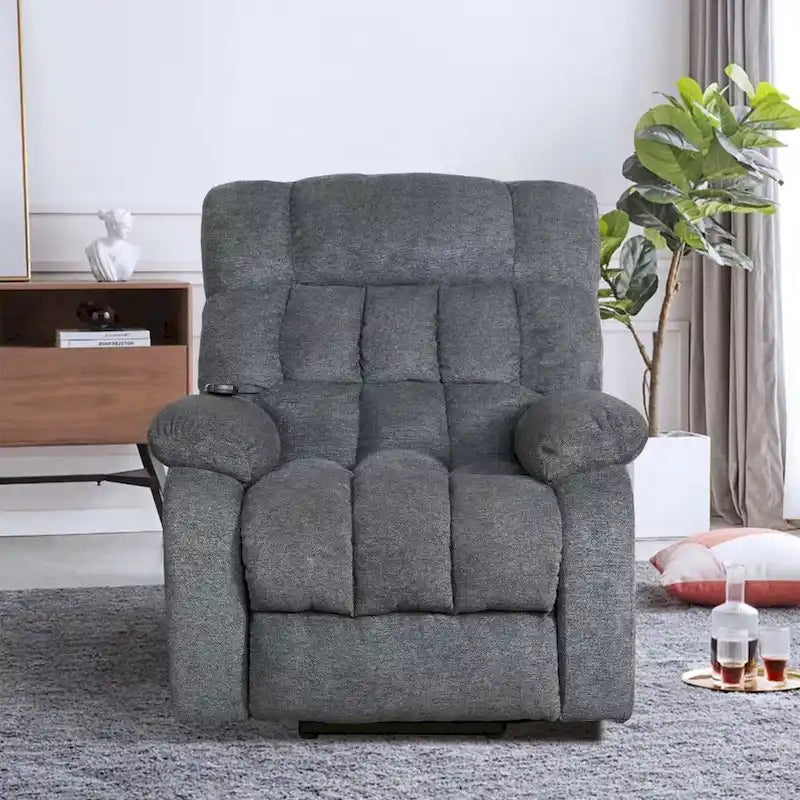 Fauteuil inclinable massant releveur pour personnes âgées