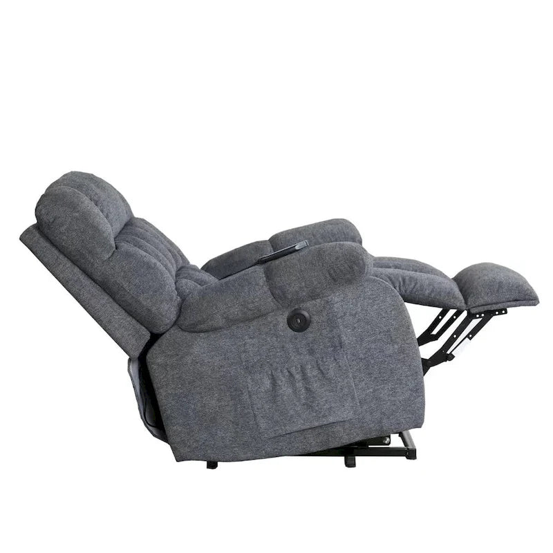 Fauteuil inclinable massant releveur pour personnes âgées