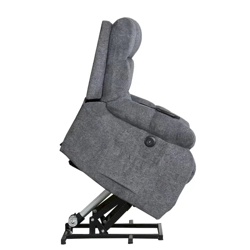 Fauteuil inclinable massant releveur pour personnes âgées