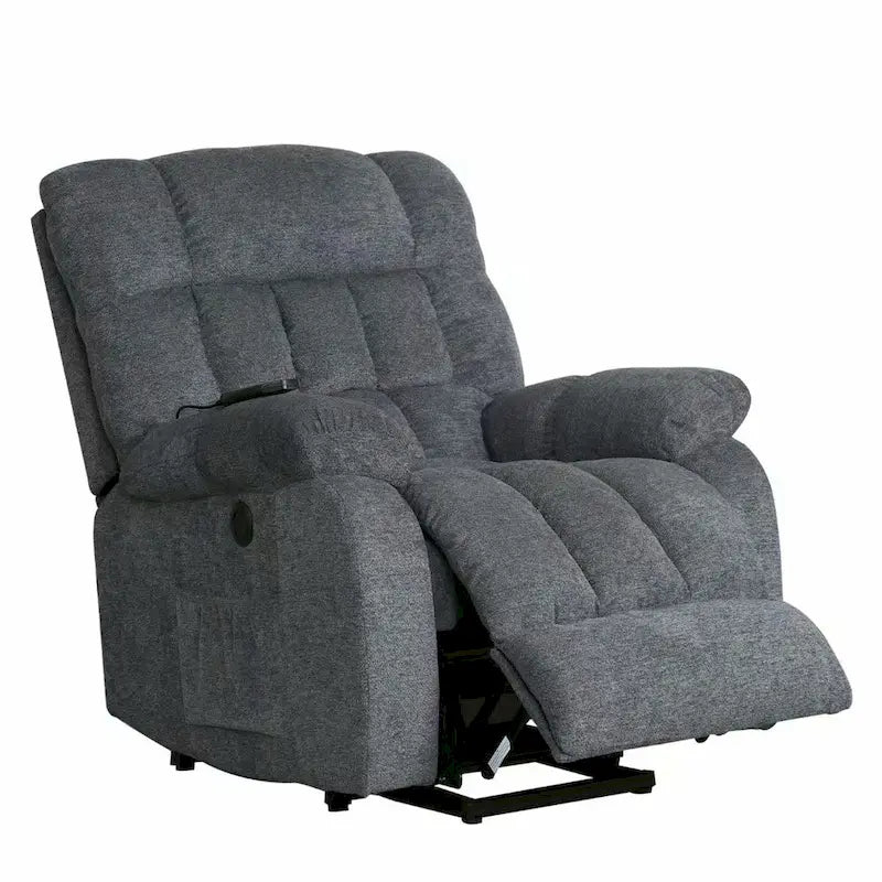 Fauteuil inclinable massant releveur pour personnes âgées