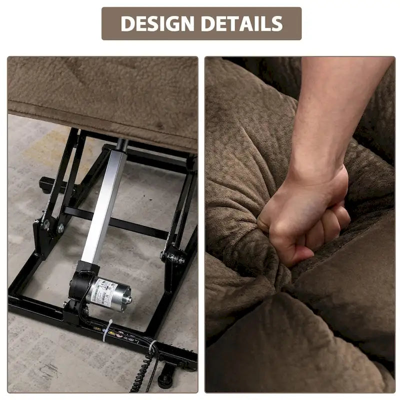 Fauteuil inclinable massant releveur pour personnes âgées