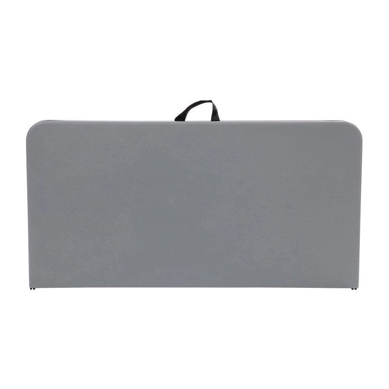 Table pliante carrée en plastique de 86,26 cm avec poignée de transport