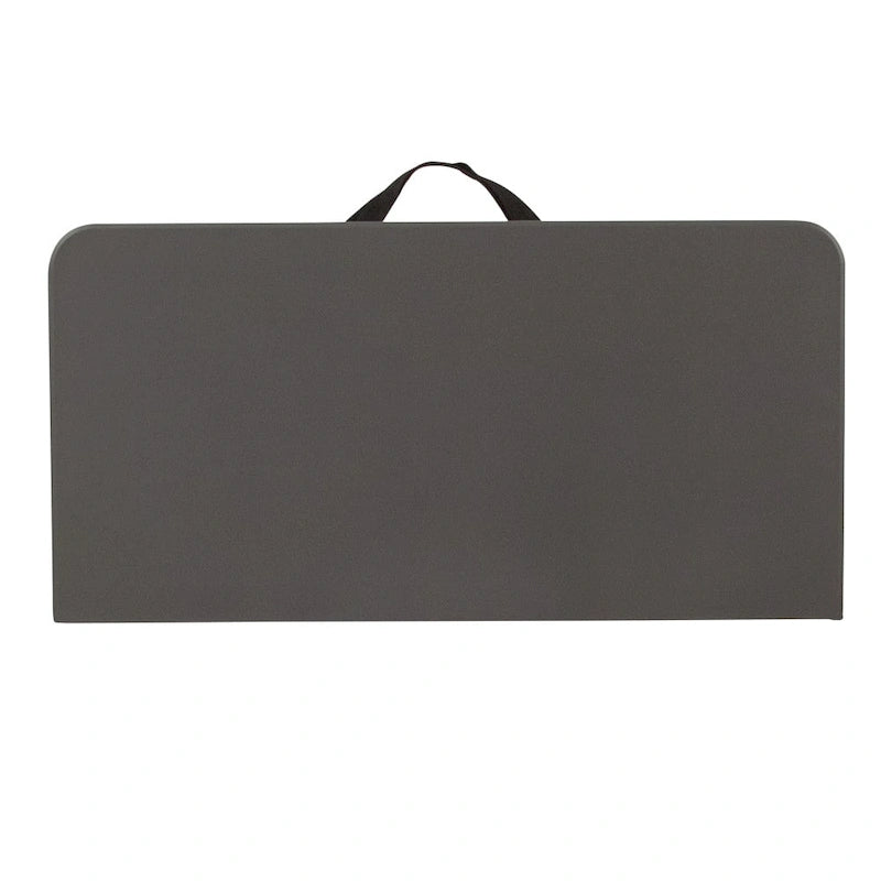 Table pliante carrée en plastique de 86,26 cm avec poignée de transport