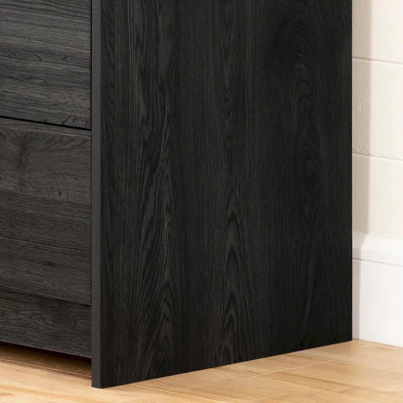 Commode double à 6 tiroirs avec glissières métalliques