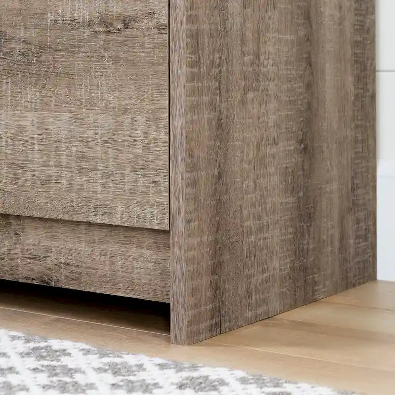 Commode double à 6 tiroirs avec glissières métalliques