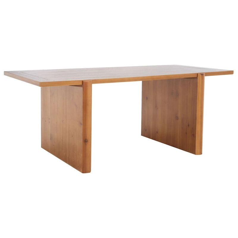 Table basse rectangulaire au style industriel rustique, marron chaud, 119 cm (L) x 58 cm (P) x 46 cm (H)