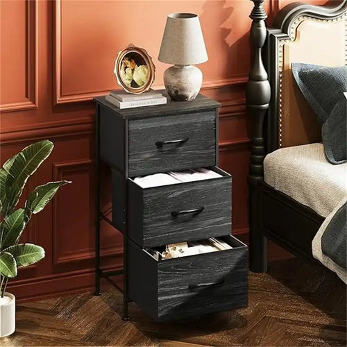 Commode de rangement à 3 tiroirs pour chambre à coucher