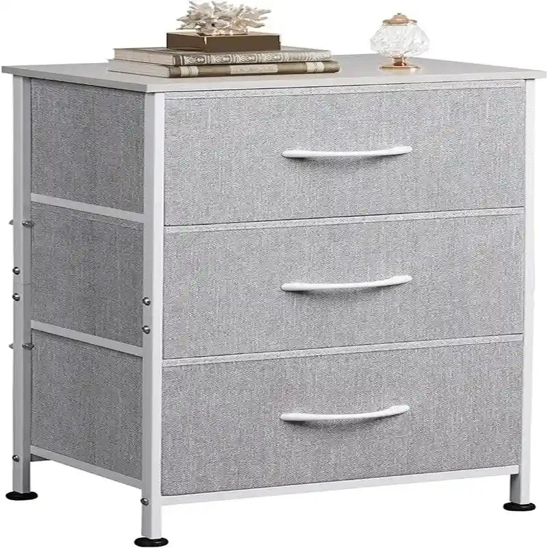 Commode de rangement à 3 tiroirs pour chambre à coucher
