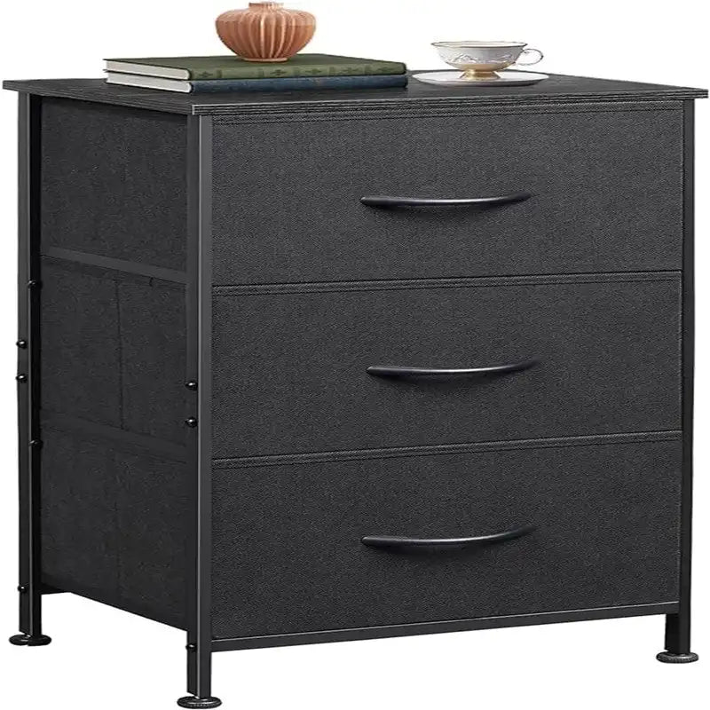 Commode de rangement à 3 tiroirs pour chambre à coucher
