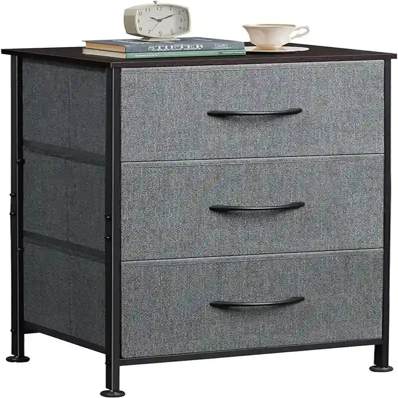 Commode de rangement à 3 tiroirs pour chambre à coucher