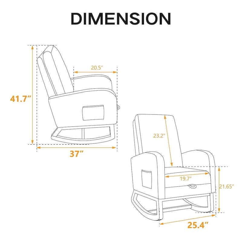 Fauteuil à bascule