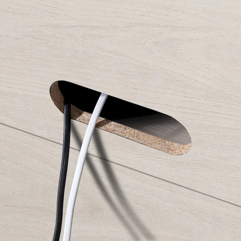 Meuble TV de 178 cm de large pour téléviseurs jusqu'à 198 cm, finition grain de bois