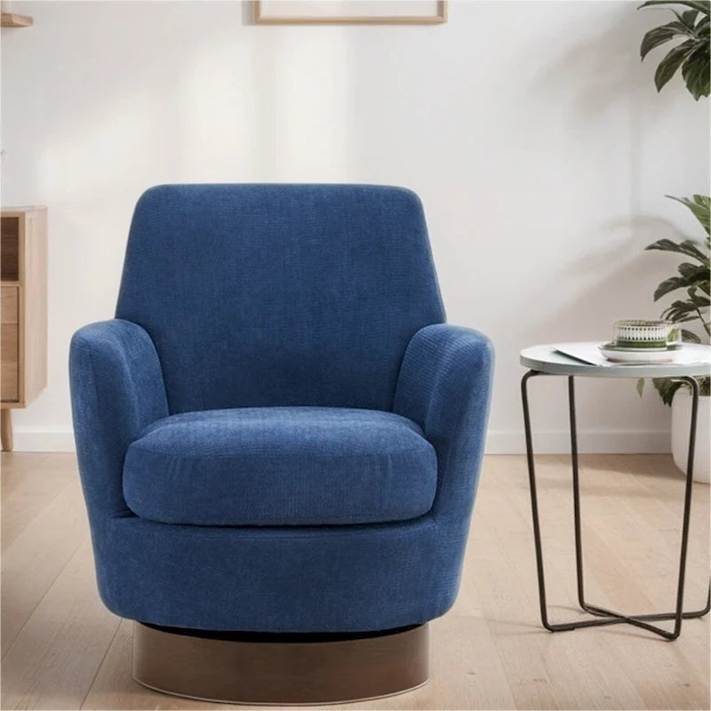 Fauteuil pivotant avec base en acier inoxydable