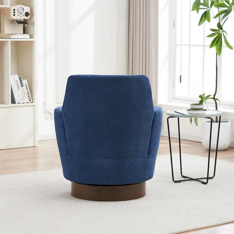 Fauteuil pivotant avec base en acier inoxydable