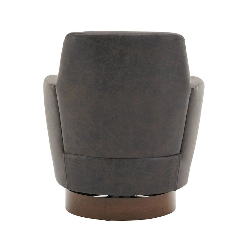 Fauteuil pivotant avec base en acier inoxydable