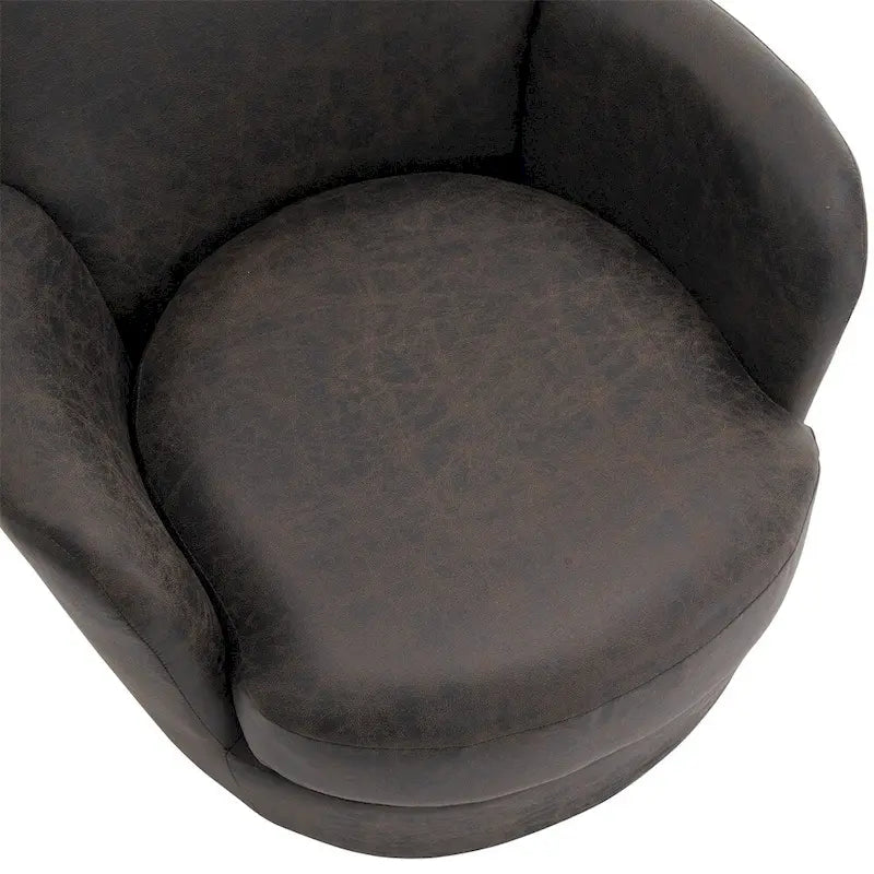 Fauteuil pivotant avec base en acier inoxydable