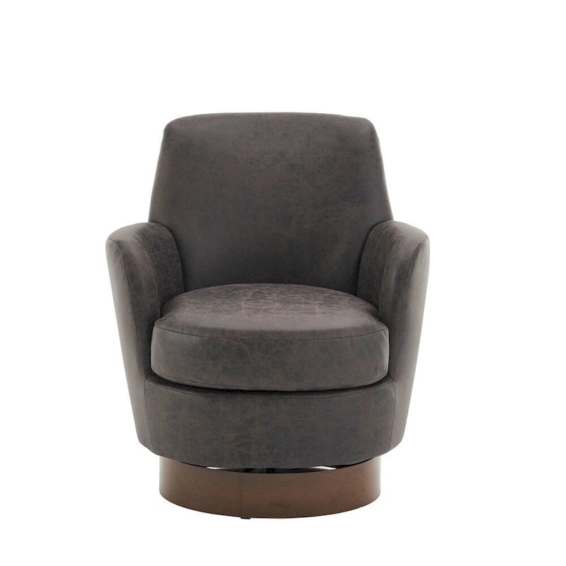 Fauteuil pivotant avec base en acier inoxydable