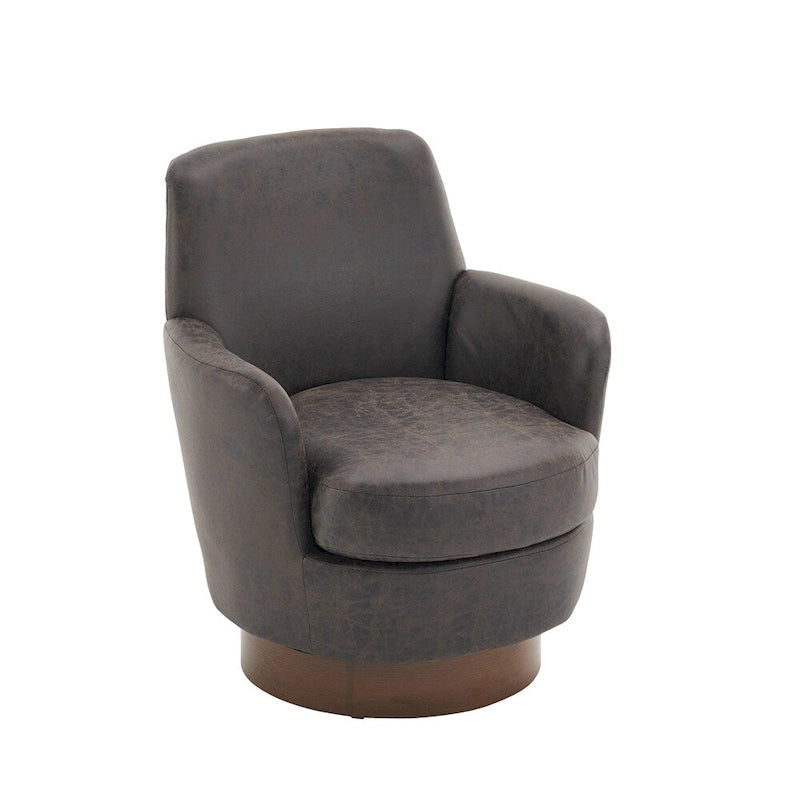 Fauteuil pivotant avec base en acier inoxydable