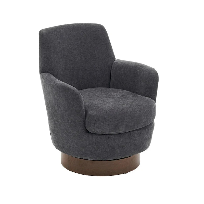 Fauteuil pivotant avec base en acier inoxydable