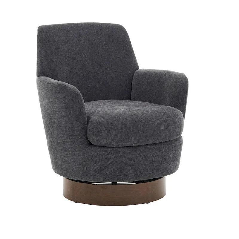 Fauteuil pivotant avec base en acier inoxydable